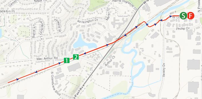 New Berlin Marathon 5K Map